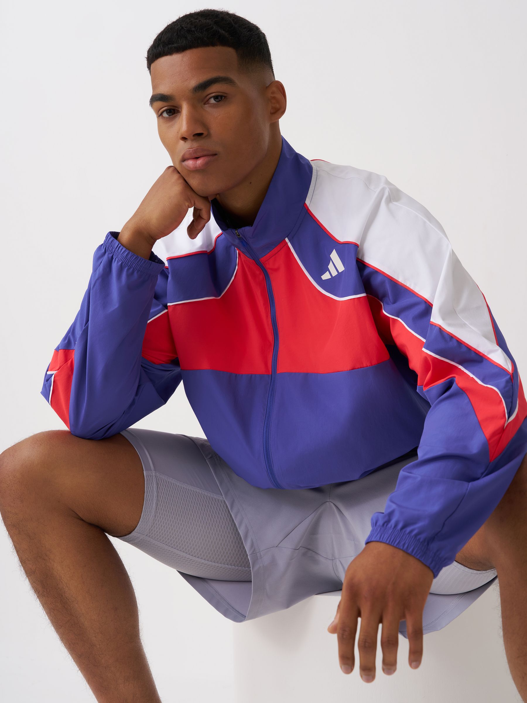 Buy adidas Blue Adizero Archive Running Jacket from Next USA