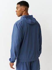 adidas Blue Tech Apparel Slim Jacket - Image 3 of 5