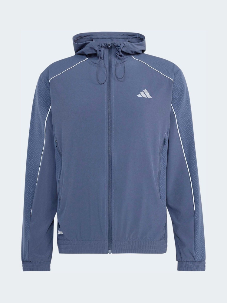 adidas Blue Tech Apparel Slim Jacket - Image 5 of 5