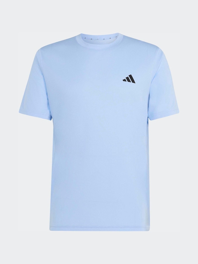 adidas Sky Blue Workout Essentials Base T-Shirt - Image 1 of 1