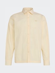 Κρεμ - adidas Originals 3 Stripes Button Up Shirt - Εικόνα 1 από 1