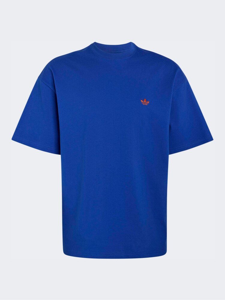 adidas Originals Deep Blue Trefoil Essentials Loose T-Shirt - Image 5 of 5