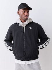 adidas Originals Black Firebird Woven Track Jacket - Image 1 of 6