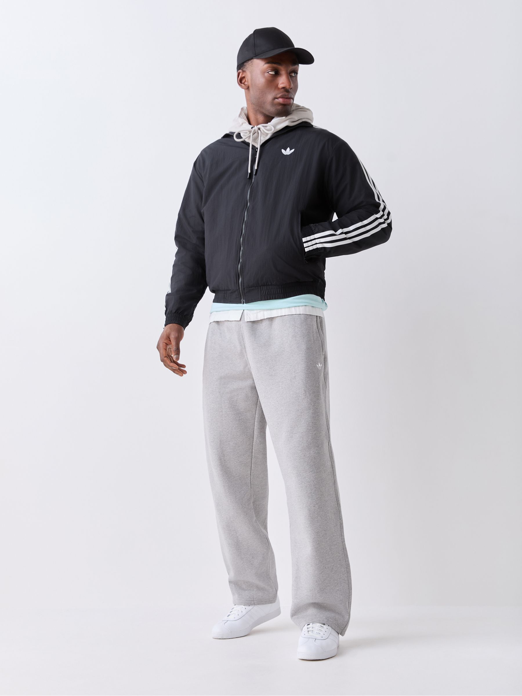 Buy adidas Originals Black Firebird Woven Track Jacket from the