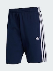 أزرق - شورت 3 خطوط من adidas Originals - صورة 5 من 5