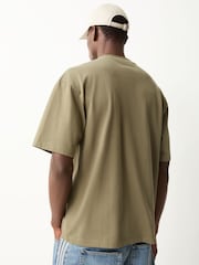 adidas Originals Green Elevtaed Gfx T-Shirt - Image 3 of 4