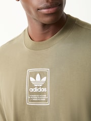 adidas Originals Green Elevtaed Gfx T-Shirt - Image 4 of 4