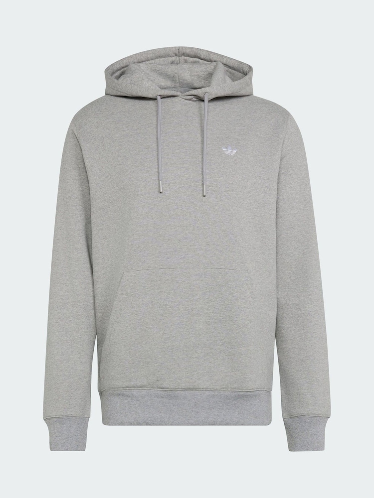 adidas Originals Grey Trefoil Essentials Hoodie - Image 5 of 5