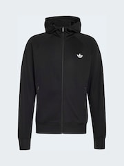 Чорний - adidas Originals Trefoil Essentials Spacer Fullzip Hoodie - Image 5 of 5