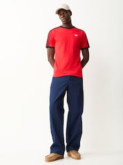 adidas Originals Red 3-Stripes T-Shirt - Image 3 of 5