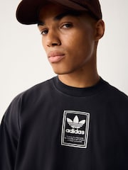 adidas Originals Black Elevtaed Gfx T-Shirt - Image 4 of 6