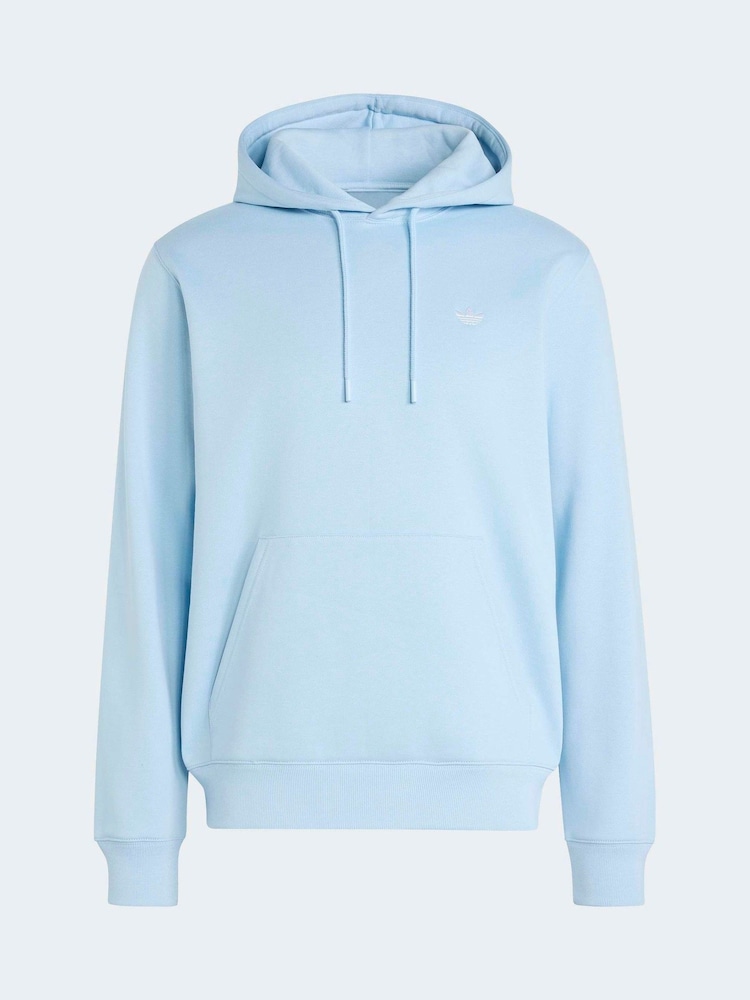 adidas Originals Light Blue Trefoil Essentials Hoodie - Image 6 of 6 adidas Originals Light Blue Trefoil Essentials Hoodie - Image 6 of 6