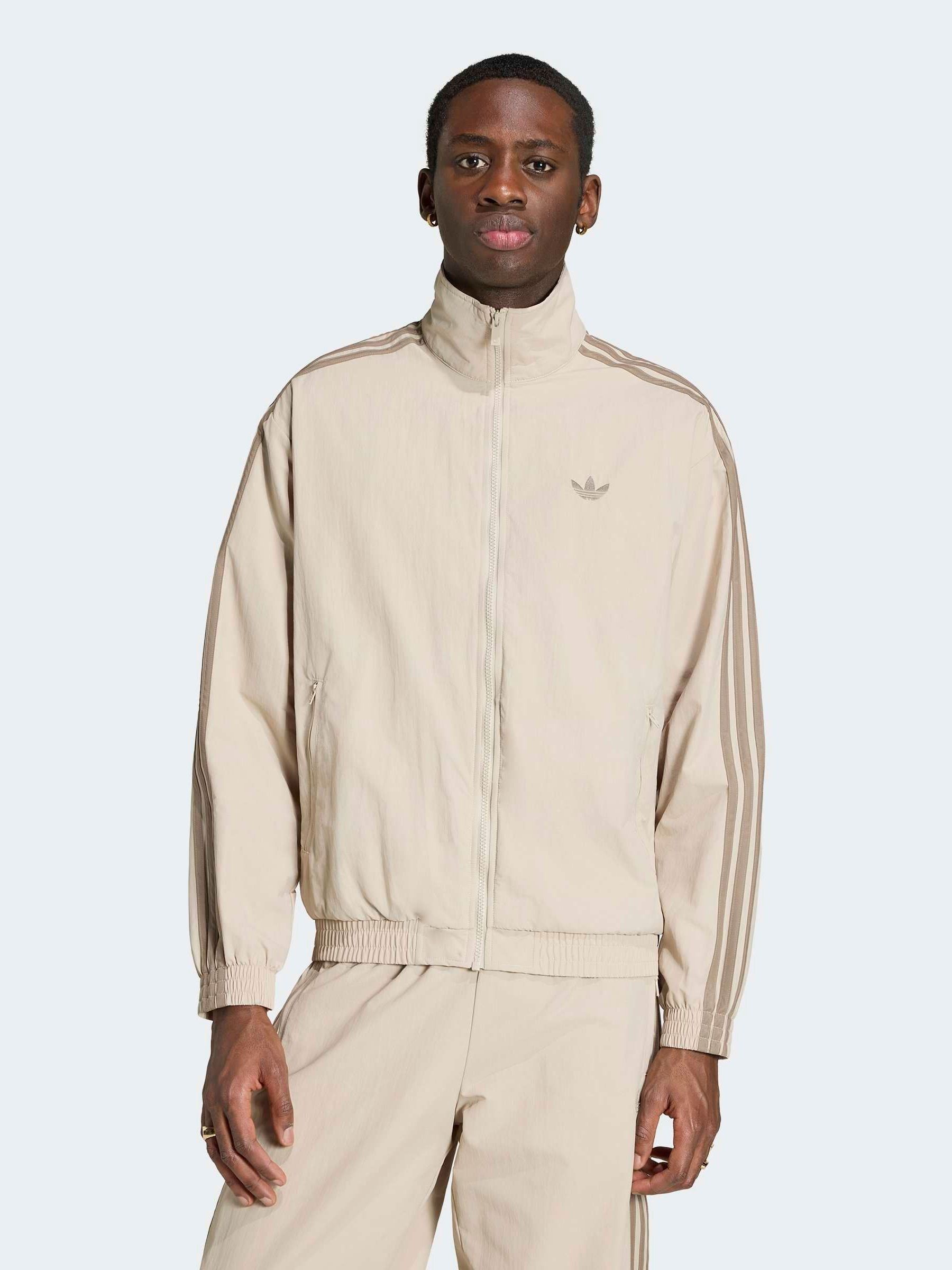 Buy adidas Originals Beige Firebird Woven Track Jacket from Next USA