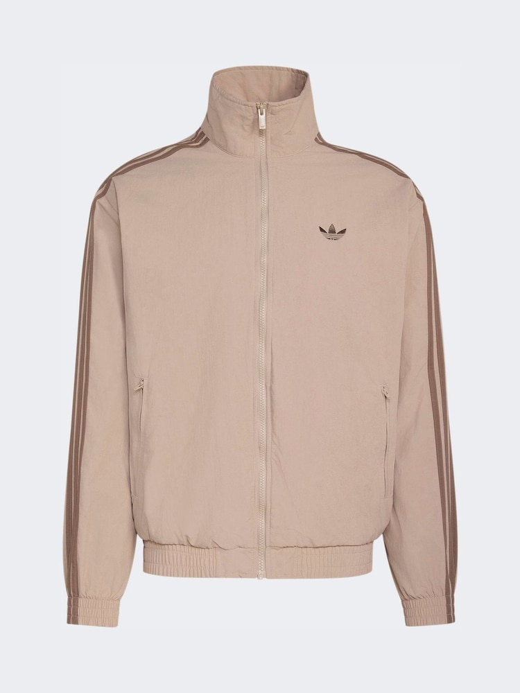 adidas Originals Beige Firebird Woven Track Jacket - Image 1 of 1 adidas Originals Beige Firebird Woven Track Jacket - Image 1 of 1