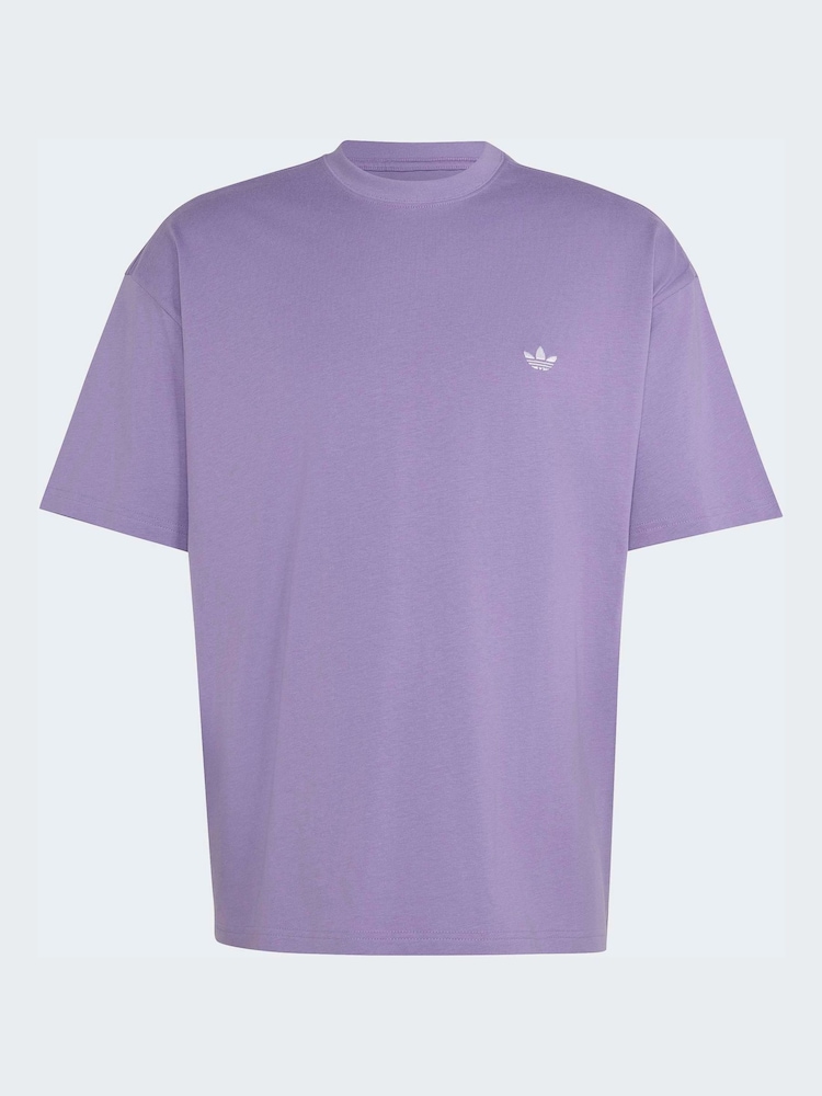 adidas Originals Lilac Trefoil Essentials Loose T-Shirt - Image 1 of 1