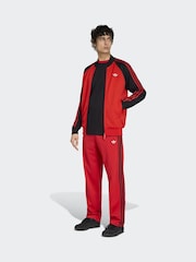 Musta/Punainen - adidas originals 3-Raita T-paita - Kuva 3 / 6