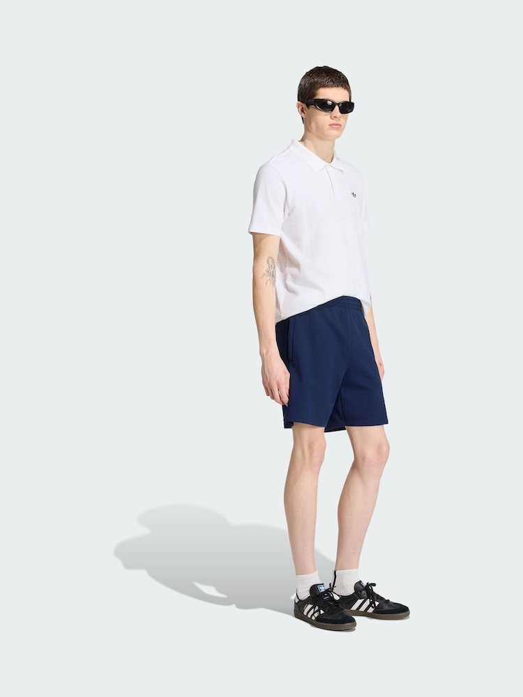adidas Originals Blue Essentials Shorts - Image 1 of 5 adidas Originals Blue Essentials Shorts - Image 1 of 5