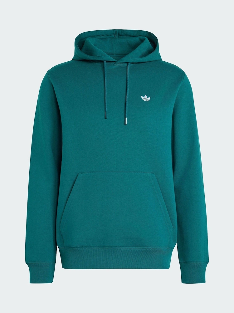 adidas Originals Green Trefoil Essentials Hoodie - Image 5 of 5