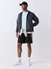 adidas Originals Black Tech Trefoil Essentials Windbreaker - Image 2 of 7
