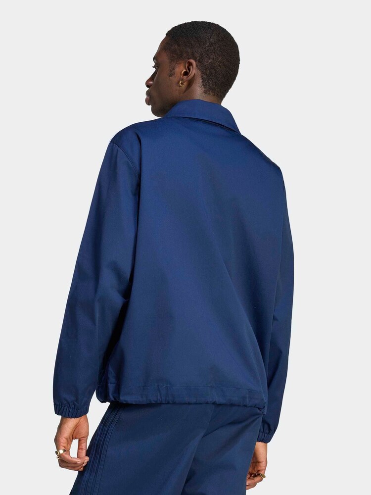 כחול  - adidas Originals 3 Stripes Coaches Jacket - תמונה 2 מתוך 6