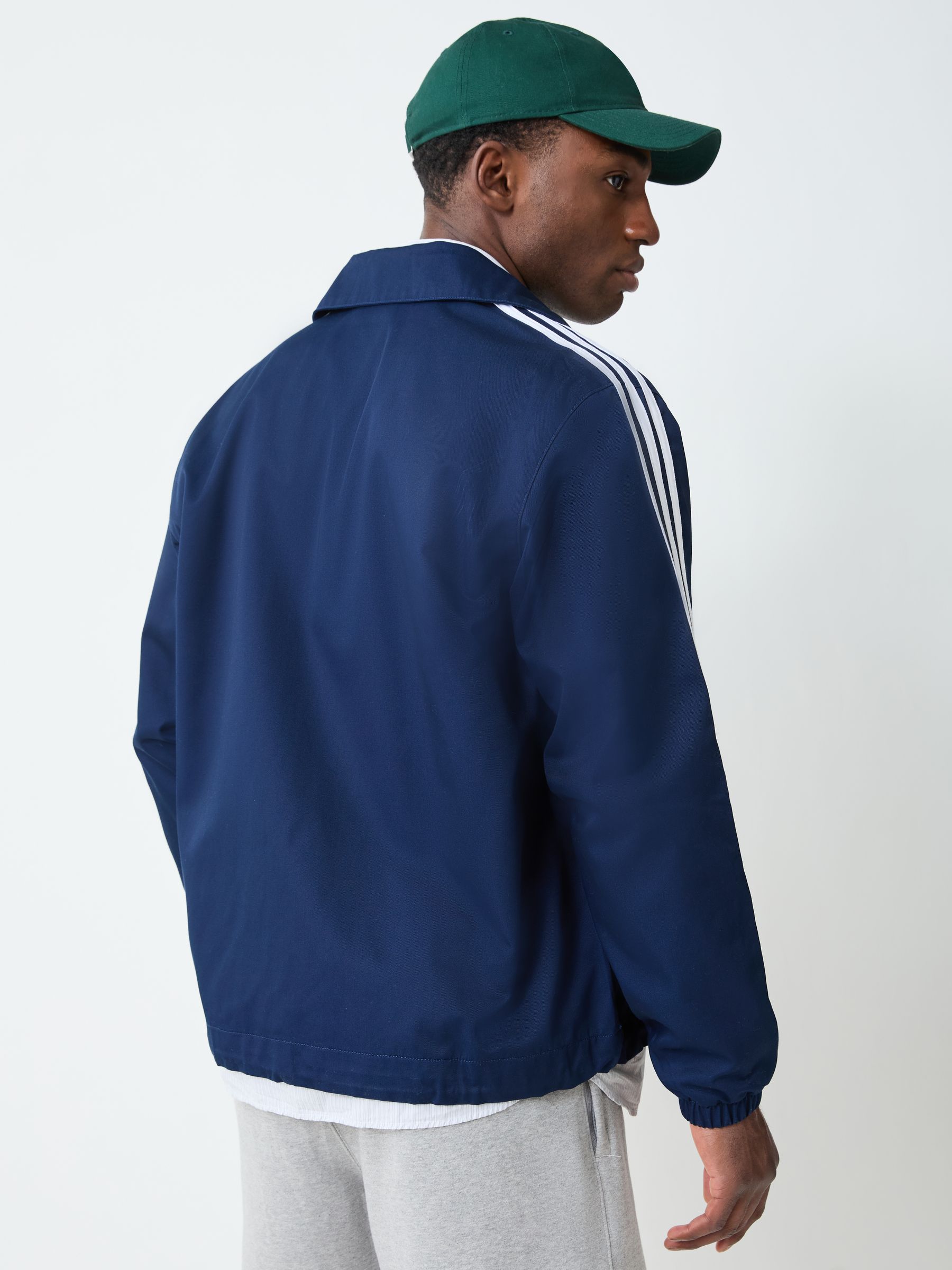 Buy adidas Originals Blue 3 Stripes Coaches Jacket from Next USA