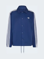 כחול  - adidas Originals 3 Stripes Coaches Jacket - תמונה 6 מתוך 6