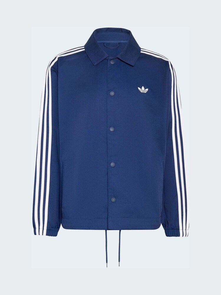 כחול  - adidas Originals 3 Stripes Coaches Jacket - תמונה 6 מתוך 6