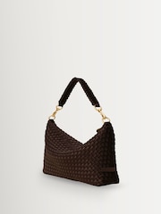 NAGHEDI Chocolate Porto Half-Moon Small Bag - Image 6 of 6