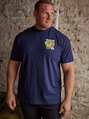 BadRhino Big & Tall Blue Tiger Star T-Shirt - Image 1 of 6