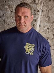 BadRhino Big & Tall Blue Tiger Star T-Shirt - Image 4 of 6