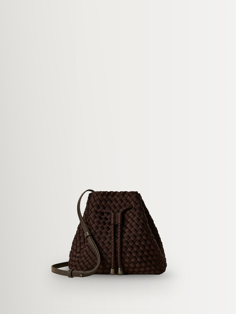 NAGHEDI Chocolate Gramercy Medium Bucket Bag - Image 1 of 6