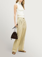 NAGHEDI Chocolate Gramercy Medium Bucket Bag - Image 2 of 6