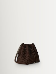 NAGHEDI Chocolate Gramercy Medium Bucket Bag - Image 4 of 6