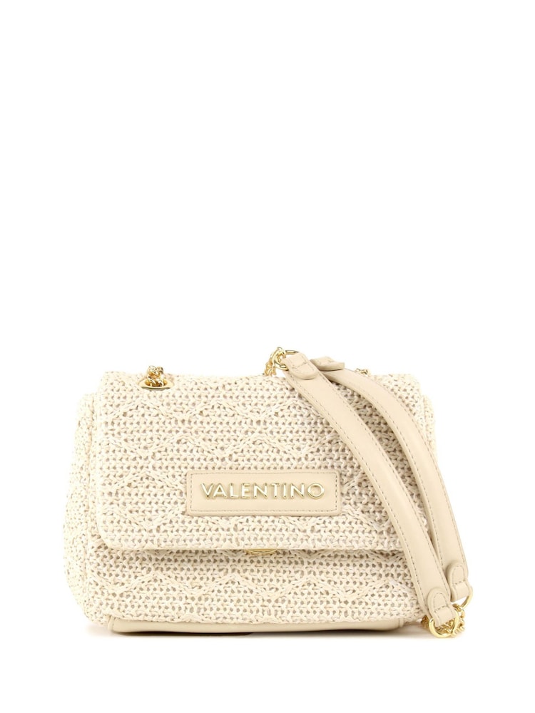 Valentino Bags Cream Ocarina Summer Flap Bag - Image 1 of 2