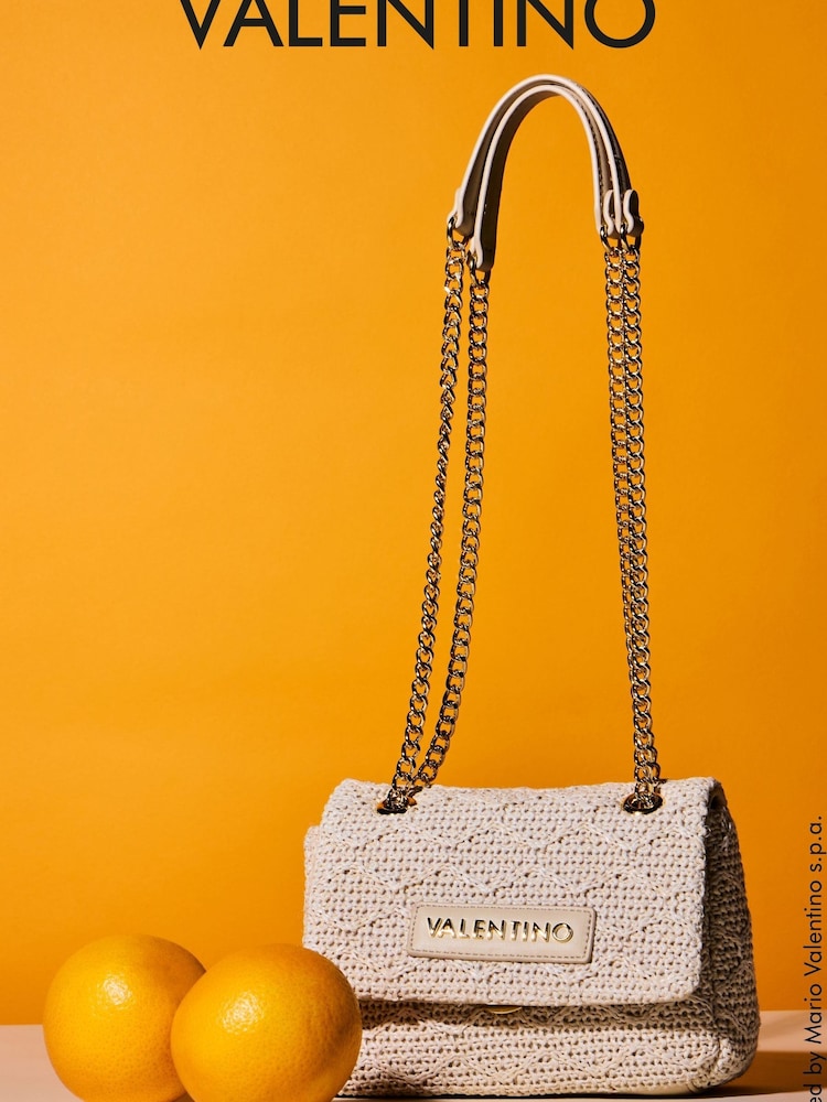 Valentino Bags Cream Ocarina Summer Flap Bag - Image 2 of 2
