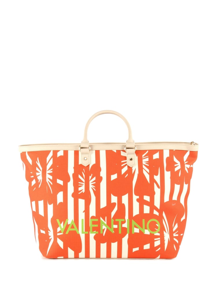 Valentino Bags Orange Kore Shopping Bag - Image 1 of 2