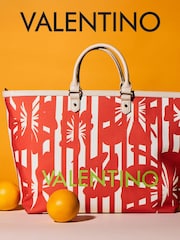 Valentino Bags Orange Kore Shopping Bag - Image 2 of 2