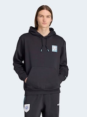 adidas Originals Black Graphic Hoodie - Image 1 of 6