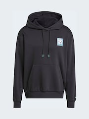 adidas Originals Black Graphic Hoodie - Image 6 of 6