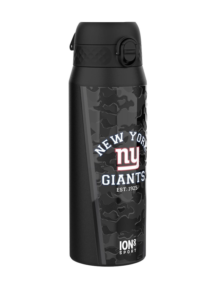 Ion8 Black NFL Giants Insulated Steel Water Bottle 750ml - Image 1 of 6 Ion8 Black NFL Giants Insulated Steel Water Bottle 750ml - Image 1 of 6