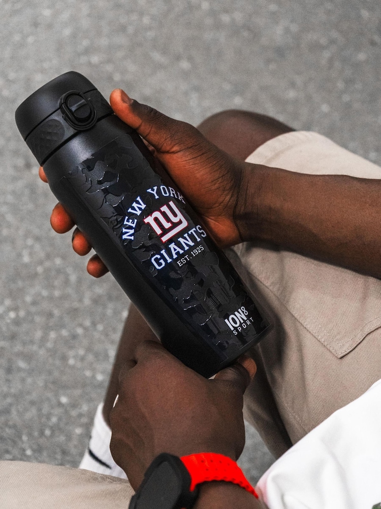Ion8 Black NFL Giants Insulated Steel Water Bottle 750ml - Image 6 of 6 Ion8 Black NFL Giants Insulated Steel Water Bottle 750ml - Image 6 of 6