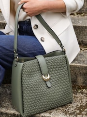 Luella Grey Flora Weave Hobo Bag - Image 5 of 6