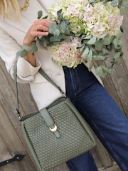 Luella Grey Flora Weave Hobo Bag - Image 6 of 6