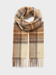 Crew Clothing Natural Wool Scarf - Image 1 of 1