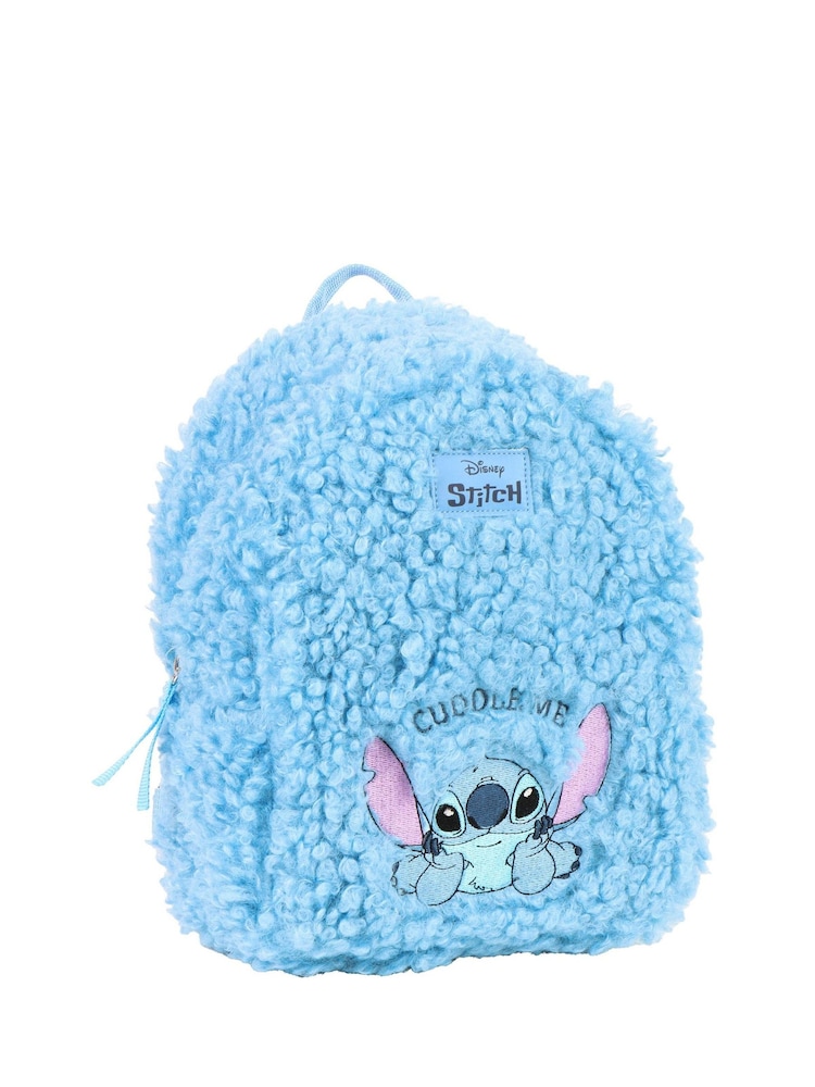 Peers Hardy Disney Stitch Fleece Blue Backpack - Image 2 of 5 Peers Hardy Disney Stitch Fleece Blue Backpack - Image 2 of 5