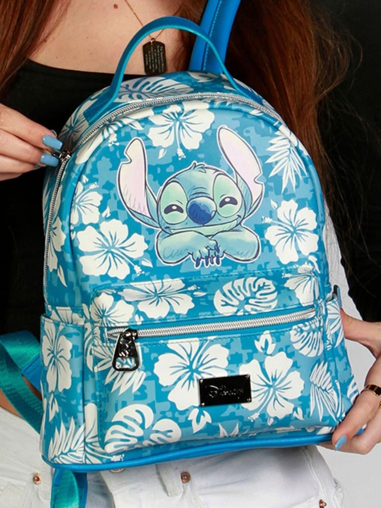 Peers Hardy Disney Lilo and Stitch Blue Backpack - Image 5 of 5 Peers Hardy Disney Lilo and Stitch Blue Backpack - Image 5 of 5