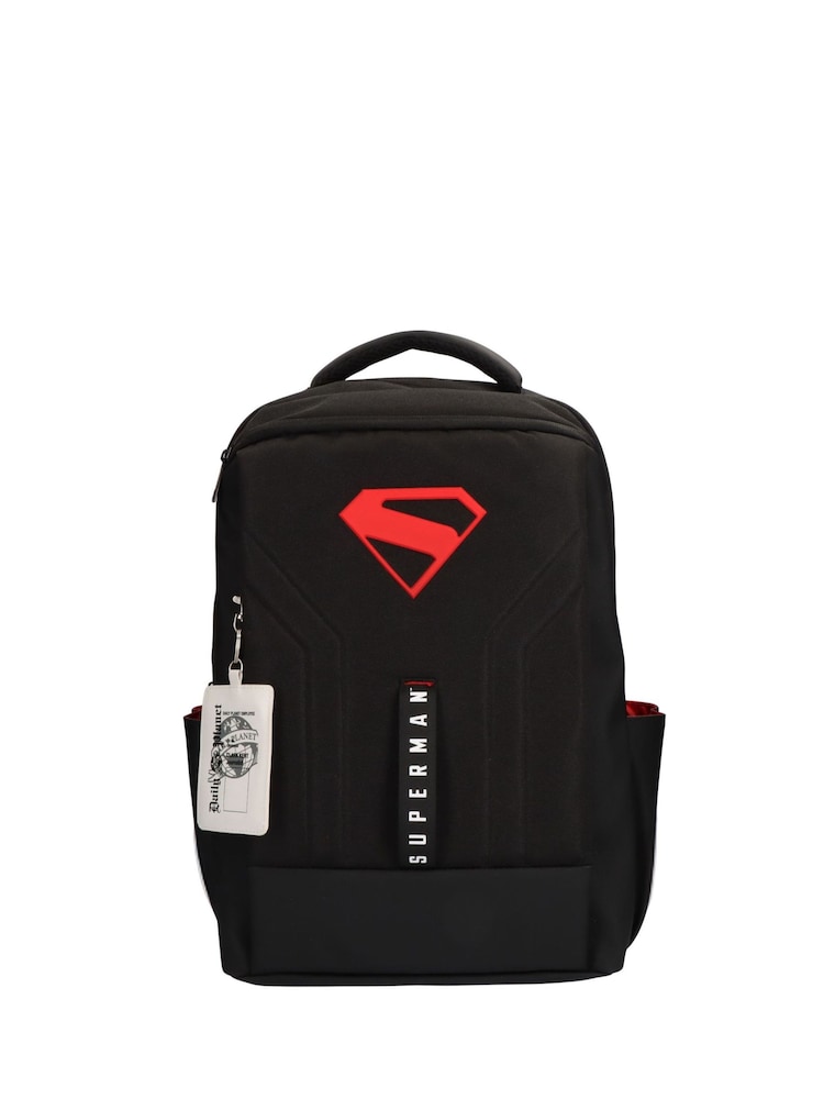 Peers Hardy DC Superman Casual Travel Black Backpack - Image 2 of 5