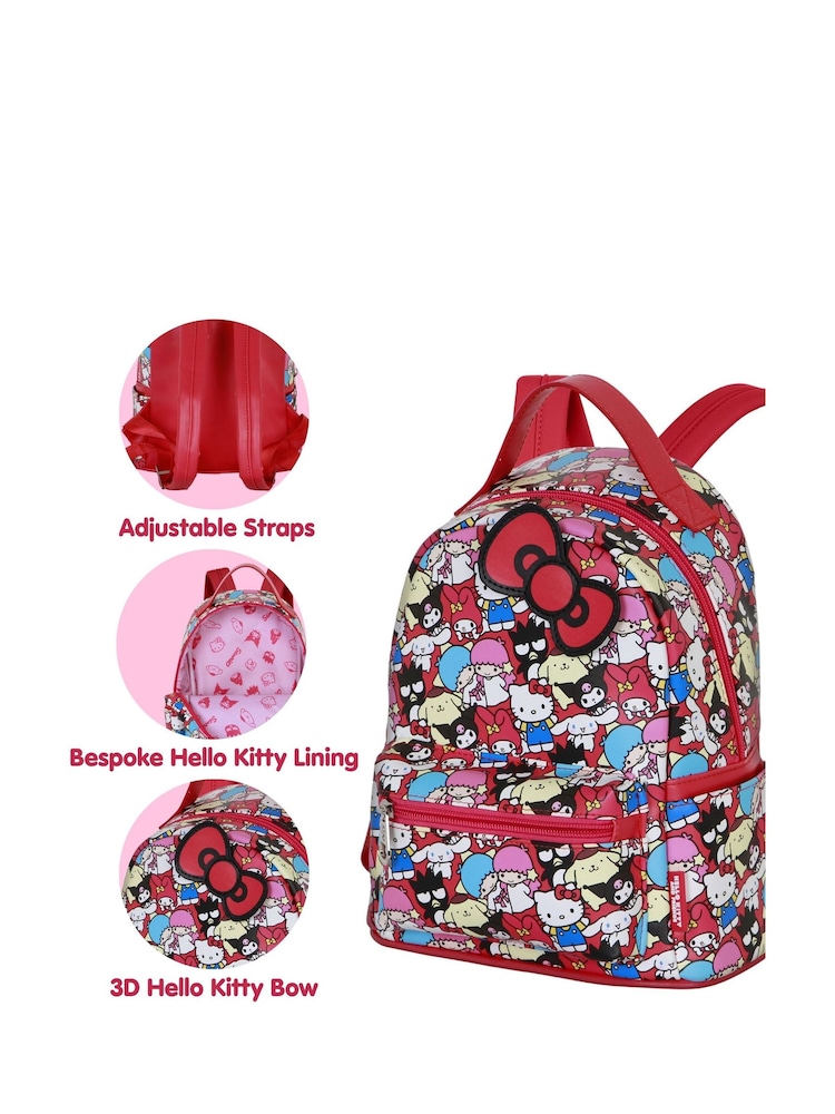 Peers Hardy Sanrio Hello Kitty & Friends Red Backpack - Image 5 of 5