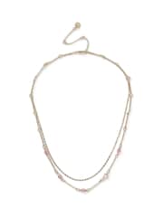 Aela Gold Tone Beaded Chain Necklace - Image 1 of 2