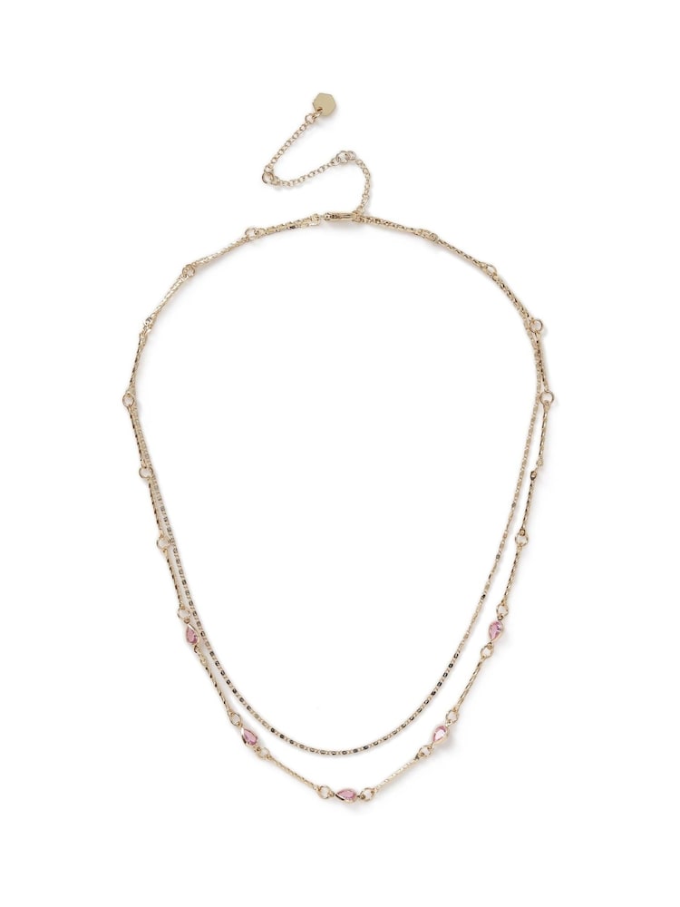 Aela Gold Tone Beaded Chain Necklace - Image 1 of 2